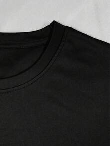 Mujer002 Camiseta de Mujer Casual VersátilCamisa negra con un corazón y mariposas que crea un diseño atractivo y romántico, perfecta para expresar tus sentimientos - Negro - Ver 7