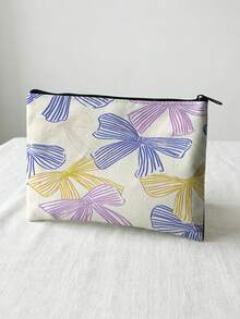 Random Pattern Tote Bag With Matching Pouch, Lightweight Shoulder Bag, Handbag, Suitable For Commuting, Shopping, Students, Fashion Bag, Great Gift Choice - Multicolor - View 12