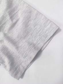 Women's Short-Sleeved Crew Neck T-Shirt, European And American Style, Lightweight And Breathable, With An American-Inspired Design Featuring 1776 Motifs And The National Flag, Suitable For Casual Autumn Wear, A Fashionable And Comfortable Printed Blouse, Versatile And Urban Style - Breathable And Skin-Friendly. - 淺花灰 - 查看 6