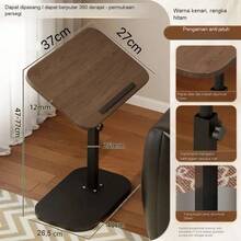 1pc Adjustable Side Table, Living Room Sofa Small Table, Mobile Coffee Table, Bedroom Bedside Table, Minimalist Portable Multifunctional Side Table, Adjustable Computer Desk, Adjustable Coffee Table - Multicolor - View 8