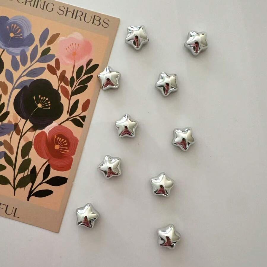 Star-Shaped Refrigerator Magnets, Memo Notes, Kitchen Cabinet And Dishwasher Decor, Christmas Gift - one-size - View 1