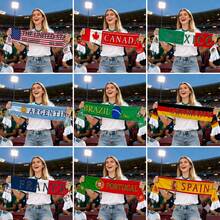 2026 World Cup Soccer Club Fan Scarves For USA, Canada And Mexico - England - View 1