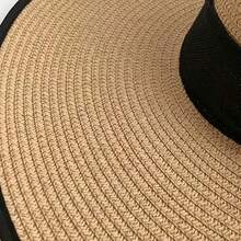 Customized Large Brim Straw Hat, Can Add Text, Name, Or Phrase Heat-Pressed On Detachable Bow, 2-Way Wear, Fashion Accessory Suitable For Street, Beach, Camping, Travel, Sightseeing, Personalized Summer Sun Hat, Great Gift For Mom Or Girlfriend - Multicolor - View 13