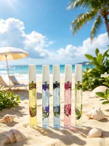 Brazilian Fragrance Spray With Gift Box,10ml Beach Digital Fragrance Sprays.Includes Various Fragrances Such As Coconut,Vanilla,Jasmine And Pistachio.Naturally Fresh & Long-Lasting.Air Fresheners For Summer.The Portable Design Makes It Ideal For Wardrobes,Bathrooms,Cars,During Travel.Suitable For Valentine's Day,Mother's Day,Wedding - Multiple Styles - View 4