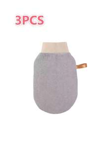 3/2/1 Peças Conjunto de Luvas e Escovas Esfoliantes para o Corpo, Adequado para Chuveiro, SPA, Massagem, Inclui Luvas Esfoliantes, Toalha Dupla Face e Escova Corporal, Limpeza Profunda, Remove a Pele Morta - Visão 19