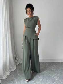Women Blouses & Shirts - Green - View 4