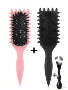 1pc Newly Upgraded Curling Hair Styling Comb, Specially Designed Curling Hair Comb, Suitable For Men And Women, Can Shape And Style Curly Hair, Reduce Pulling And Hair Separation. - Multicolor - View 20