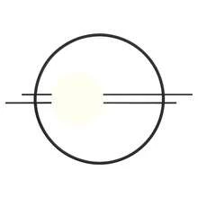 1 件，家用现代金色/黑色 LED 壁灯，简约圆形壁灯，装饰圆形壁灯，几何金属壁灯，适用于卧室、客厅、走廊、入口家居装饰，直径 400 毫米/15.75 英寸，G9 灯座，易于更换灯泡（不含灯泡） - 均碼 - 查看 8