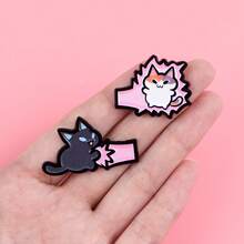 2pcs/Set Pin Enamel dan Bros Lencana untuk Ransel Tas Punggung Dekorasi Keren untuk Hadiah Teman - MultiWarna - View 7