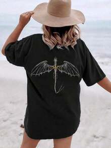 Women T-Shirts - Black - View 5