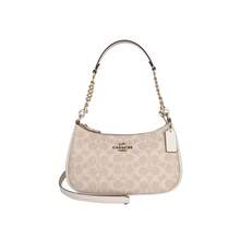 Coach Teri Printed Women's Shoulder Crossbody Handbag CV933IMXDM - 沙黃色配白色CV933IMXDM - 查看 12