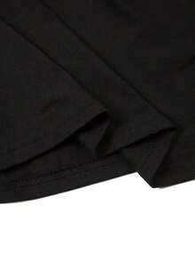 Camiseta de  con Estampado de Bola de Discoteca y Cerezas, Manga Corta Casual, Cuello Redondo, de Algodón, Tejido Suave y Transpirable, Ideal para el Verano, Perfecta para Fiestas, Estilo Y2K, Transpirable y Cómoda. - Negro - Ver 6