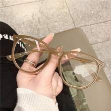 1對女款復古貓眼半框個性魅力無度數眼鏡，適用於釣魚、運動風、度假、旅行、開車、街頭、海灘、運動、戶外活動、高爾夫、開車、假日穿搭 - 無色 - 查看 10