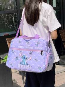 Disney 1個卡通旅行袋 迪士尼便攜式旅行托特包 大容量手提包 時尚行李袋 學校收納袋 雜物行李袋 戶外健身袋 卡通學生收納袋 多功能便利旅行袋 - 彩色 - 查看 7