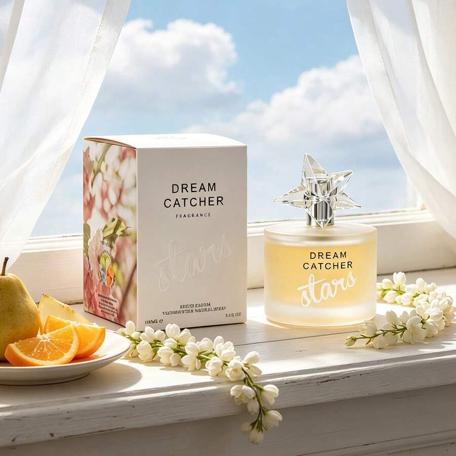 Wish 3.4 Fl Oz Women's Perfume - Persistent Fragrance - Sweet And Floral Scent Suitable For Date Night - Contains Green Anjou Pear, Orange And Sugar, Jasmine Cashmere Musk – Ambroxan Cedar – Designer Inspired Clean Scent – Long Lasting For Everyday, Gift For Her – Ideal For Girlfriend, Best Friend, Mom – Valentine's Birthday Mother's Day - Lê Anjou xanh/Cam/Đường - Xem 1