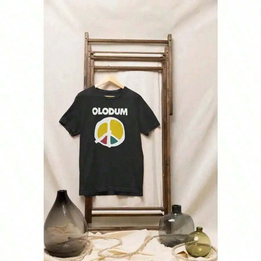 Camiseta Unisex con Estampado Gráfico Musical Brasileño, Cuello Redondo Manga Corta, Casual de Verano 2026 - Blanco - Ver 1