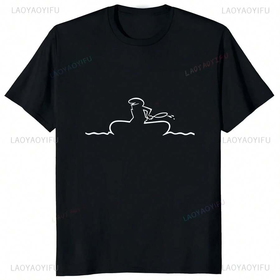 Camiseta Harajuku de La Linea Osvaldo para hombre, ropa de TV, cómoda, transpirable, a La moda, informal, holgada, de algodón - forma - Ver 1