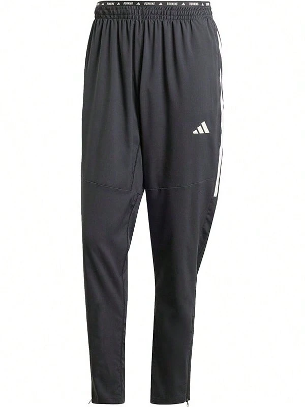 Adidas Bộ sưu tập Own The Run Series | Quần chạy bộ nam AEROREADY chống thấm nước và nhanh khô - màu đen - Xem 1