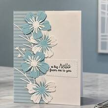 1pc Creative Flower Metal Cutting Die, Suitable For Scrapbooking, Photo Albums, Greeting Cards And Home Decor - Perfect For Holiday Greetings And Craft Making - Flower (9.9*7.2cm) - View 3