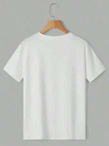 short sleevesPlayera camiseta gráfica dama mujer manga corta cuello redondo básica cómoda fresca ligera moderna juvenil casual estampado frase religiosa tiempo de dios es perfecto letras cristiana corazónLeisure - Blanco - Ver 2