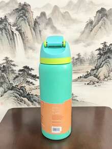 新款 O-WALA 户外直筒不锈钢真空保温瓶，多种颜色可选，按压式手持设计，简约时尚高效，适合学生和车载使用。 - 多色32oz - 查看 7