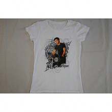 TWILIGHT SAGA ECLIPSE JACOB MOTORCYCLE WOMEN'S SKINNY T-SHIRT NEW OFFICIAL MOVIE - White - View 1