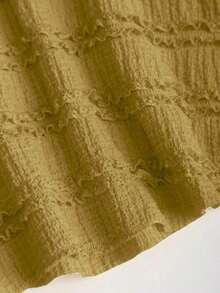 Top de tirantes con cuello halter y pliegues en Y2K - Verde 2 - Ver 5