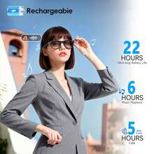 FECOUL These Smart Glasses, Also Known As Audio Or Translation Glasses, Support Real-Time Translations In Over 160 Languages. Thanks To AI Chat Powered By The Deepseek R1 And Gemini 2.5 Systems, They Offer An Integrated Microphone And Speaker For High-Resolution Voice And Music Playback, Hands-Free Calling, Touch Controls, Voice Assistant, Noise Cancellation, And Magnetic Charging. Ideal For Cycling, Relaxing Music, Everyday Office Work, And Travel, These Glasses Make The Perfect Gift For Both Men And Women. - Xem 11