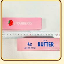 1pc Rainbow Butter Stick Squeeze Toy Strawberry Colorful Rainbow Butter Stick Multiple Colors Available Slow Rebound Stress Relief Toy Super Soft Realistic Butter Shape Birthday Gift - Holiday Gift - Multicolor - View 8