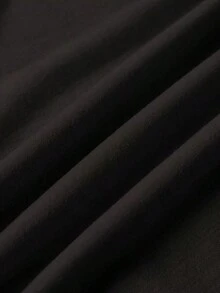 Camiseta de manga corta con estampado de edición limitada 2026, cuello redondo, cómoda, esencial para vacaciones casuales, corte ligeramente holgado, camiseta deportiva casual de talla grande para mujer. - Negro - Ver 5