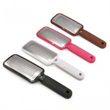 1/2pcs Stainless Steel Foot Scrubber/Foot Massager, Available In Black And White, Easy To Store In Pouches, Boxes Or Containers, Portable Foot Exfoliator - A - View 5