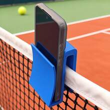 Multi-Functional Tennis Racket Phone Holder, Stable Filming, Compatible With Various Phone Models, Easy To Record - Orange - View 5