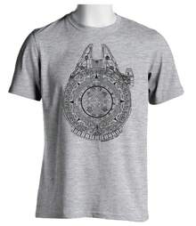 Camiseta Tops Millennium Falcon  2026, Camiseta Millennium Falcon de , Camiseta de , Camisetas - Negro - Ver 4