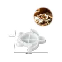 1 khuôn đất sét tự làm, khuôn hình rùa biển thuộc dòng sản phẩm đại dương, thích hợp để làm nhựa, thạch cao, giá nến, giá đựng hương, phụ kiện trang trí nhà cửa. - Khuôn khay hình rùa - Xem 2