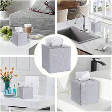 Tissue Box & Rack - Argent - Voir 6
