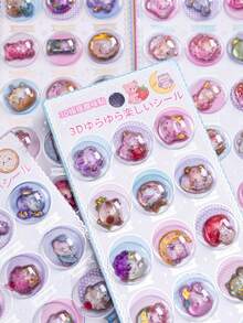 Colorful 3D Epoxy Resin Stickers - Cute Animals - Waterproof, Reusable, Repositionable, Self-Adhesive, High-Quality Resin - Perfect For Decorating Smartphones, Phone Cases, Laptops, PCs, Tablets, Stationery, Notebooks, Journals And Diaries. - Multiple Colors Available [Style/Packaging Random] - View 4