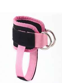 1pc Ankle Strap, Suitable For Pulley Devices And Resistance Bands, Home And Gym Workout Strap Accessory, Glute Training - Kickbacks, Leg Stretches, Hip , For Women Only, Fitness Accessory, Workout, Gym, Home Exercise, Pilates, Yoga, Home Training - Pink - View 3