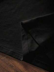 Short-Sleeved T-Shirt With Fruit And Summer Letter Print, Loose And Comfortable - Negro 2 - View 4
