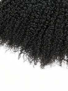 Y WIGS شعر بشري للضفائر ذو تجعد محكم بالجملة 100% غير معالج متعدد النسيج متجعد كيكي بوهيمي ألوان طبيعية 14-22 بوصة 100 جرام متين ولين شعر بوهيمي بشري للعطلات والاستخدام اليومي والرياضة - Natural Black - مشاهدة 8