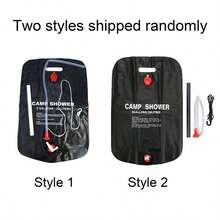 20L Portable Outdoor Shower Bag With Detachable Hose And On/Off Shower Head, Suitable For Camping And Travel, Random 2 Styles Shipped - Multicolor - View 10