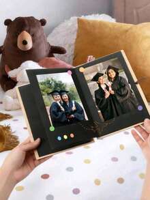 2026 Graduation Foldable Photo Frame, DIY Graduation Photo Album, Multi-Panel Collage Graduation Photo Display Stand, Student Commemorative Photo Album, Desktop Decor Frame, Graduation Gift, Gift Exchange Souvenir - Color - View 6