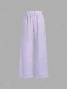 Sweetro Conjunto de dos piezas para mujer para uso diario - Morado - Ver 4