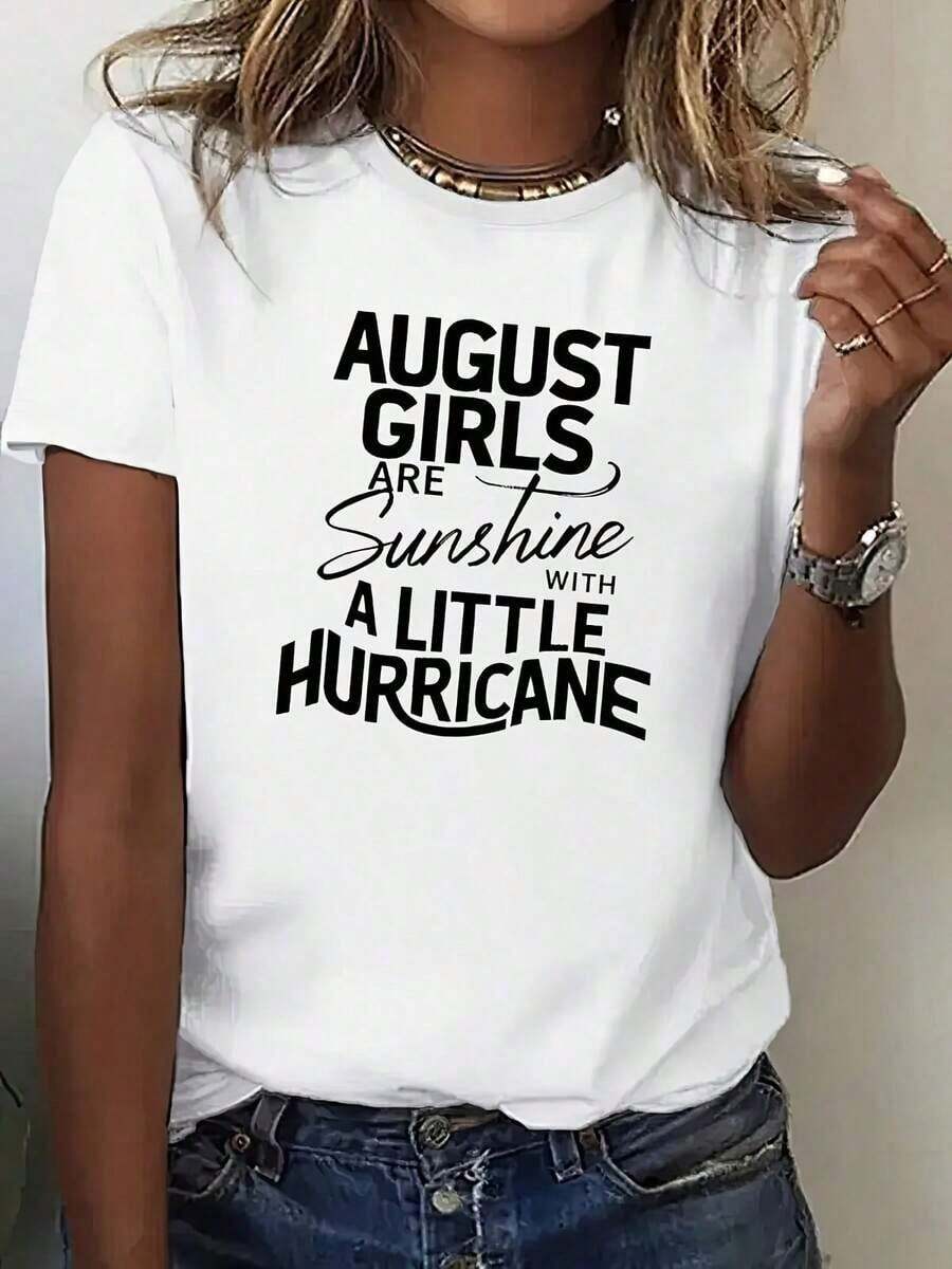 Camiseta de manga corta con cuello redondo para mujer - Blusa casual de verano y primavera con manga corta y cuello redondo - Top opaco lavable a máquina - Corte regular para atuendos casuales y combinaciones de capas - Paleta de colores neutros versátiles - Ropa de mujer 100% algodón - Blanco - Ver 1