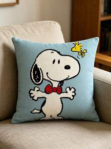 SNOOPY 主題枕套與周邊抱枕，復古美式風格，適合臥室、沙發裝飾，亦可作為壁龕或宿舍裝飾，外觀極簡百搭 - 彩色 - 查看 9