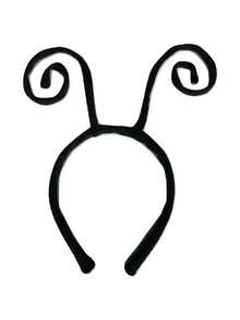 1 pièce/2 pièces Serre-tête noir & antennes d'insecte | Accessoire de costume de tête de coccinelle d'abeille d'insecte, accessoire de cheveux taille adulte unisexe, serre-tête de décoration d'Halloween de Noël, accessoire de photo, cosplay de la Saint-Valentin - Voir 7