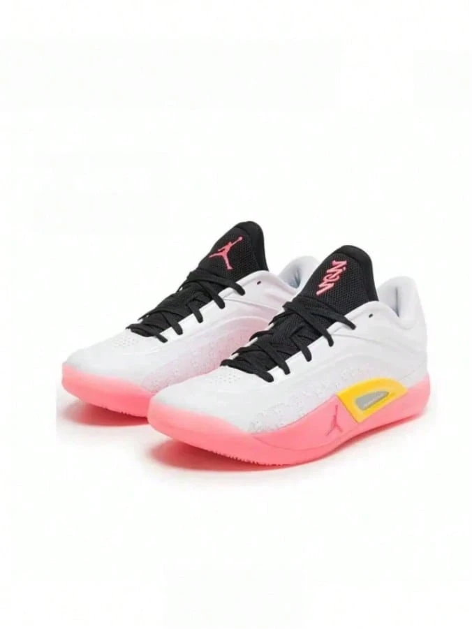 Nike Giày bóng rổ nam JORDAN ZION 4 PF Sports Training - Đen và trắng/hồng - Xem 1