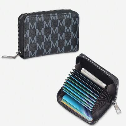 Fashionable And Simple Multifunctional Design Card Holder Wallet Daily Travel Portable Purse Wallets Halloween Gift Christmas Gift Thanksgiving Gift Holiday Essential Teacher Gift Birthday Gift