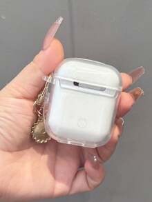 Họa tiết hoa cúc tuyệt đẹp với móc khóa hình hoa cúc sang trọng, hộp đựng tai nghe Bluetooth trong suốt kèm 1 dây đeo tai nghe, tương thích với , 4 Pro, 3, Pro (thế hệ thứ 2), 1/2, 4 Spring - Nhiều màu - Xem 9