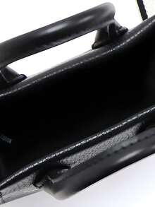 Michael Kors Mirella Women's Handbag Set With Wallet, Includes Adjustable Strap, Small Tote Shoulder Bag, Ladies Work Commute Tote - Black - View 3