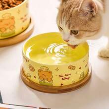 木底猫碗 陶瓷大号猫粮碗 宠物碗 - 400-1000ML - 查看 4